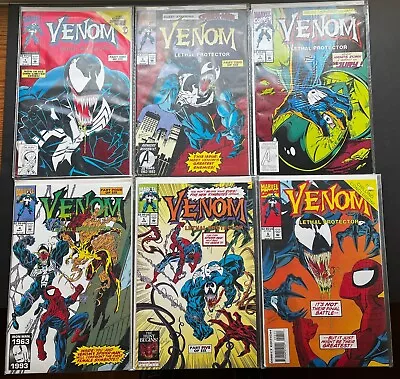 Buy Early VENOM ~ 1993 Lethal Protector # 1-6 Complete Marvel Comics Series NM- • 47.44£