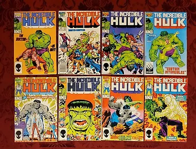 Buy Incredible Hulk 320-327 Lot Of 8 Consecutive Marvel Comics 1986-1987 • 31.67£