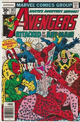 Buy ~AVENGERS #161~ (1977)  Beware The Ant-Man!  ~George Perez-Pablo Marcos Art!~ • 9.64£