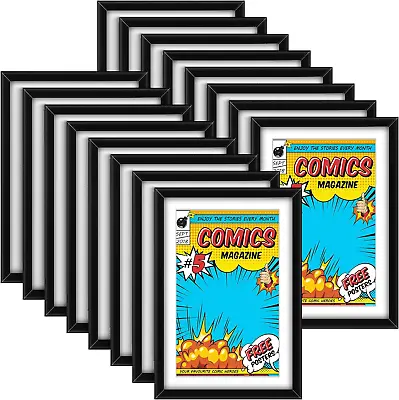 Buy 16 Pack Comic Book Frame Comic Book Wall Display Mounted Storage Picture Frames  • 84.79£
