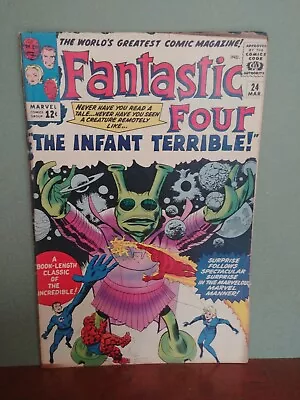 Buy (1964) The Fantastic Four #24  The Infant Terrible!   4.5 • 65.61£