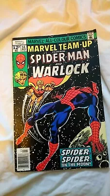 Buy Marvel Team Up #55 1977 - Spider Man & Warlock - Marvel Original Comic • 7£
