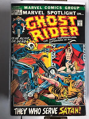 Buy MARVEL SPOTLIGHT#7 Mid Grade 3rd Ghost Rider Johnny Blaze Mike Ploog Marvel 1972 • 55.40£