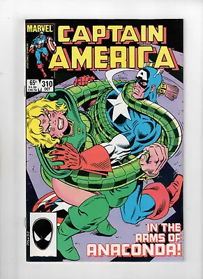 Buy Captain America #310 Marvel Comics 1985 1st App Serpent Society Diamondback • 17.84£