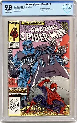 Buy Amazing Spider-Man #329 CBCS 9.8 1990 22-2DC8414-018 • 145.57£