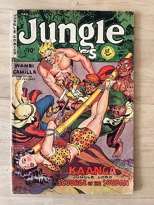 Buy Jungle Comics #133 (Fiction House 1951) - GD/VG - Bondage Cover • 56.30£