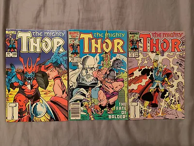 Buy MARVEL COMICS The Mighty Thor 348, 368 And 378 Lot Take A Look! Movie Soon! • 7.10£