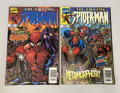 Buy The Amazing Spider-Man 436 & 437 Marvel Comic Book Lot 1998 My Enemies Unmasked • 15.77£