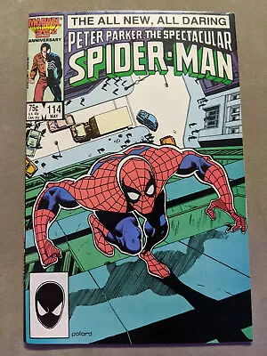 Buy The Spectacular Spiderman #114, Marvel Comics, 1986, FREE UK POSTAGE • 6.99£