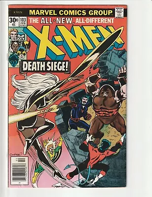 Buy Uncanny X-Men #103 Sharp VF- 1977 Juggernaut & Black Tom App. Marvel Comics • 71.33£