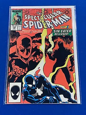 Buy The Spectacular Spiderman 134 Nm 1988 Amazing Newsstand Variant 1976 Series • 4.81£