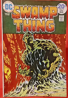Buy Vintage SWAMP THING # 9 DC (1974) Wrightson Art & Classic Cover! Good/VG! • 18.50£