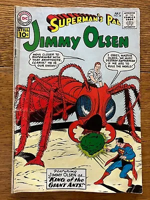 Buy Superman's Pal Jimmy Olsen #54 Unrestored Silver Age DC -Curt Swan Art 1961 • 10.84£
