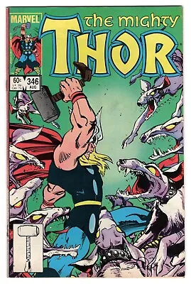 Buy Thor Vol 1 No 346 Aug 1984 (VFN-) (7.5) Marvel, Bronze Age, Walt Simonson • 9.99£