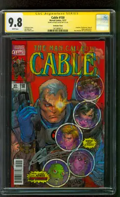 Buy Cable 150 CGC SS 9.8 Liefeld Auto New Mutants 87 Homage 12/17 • 158.86£