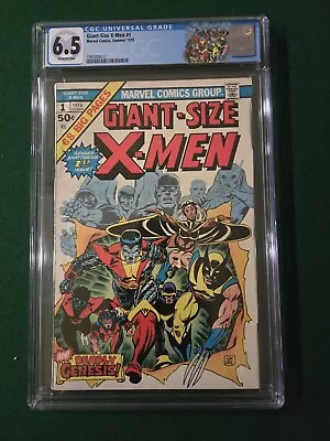 Buy Giant Size X-Men #1 CGC 6.5 Custom Xmen Label 1975 1st App. Nightcrawler • 1,987.65£