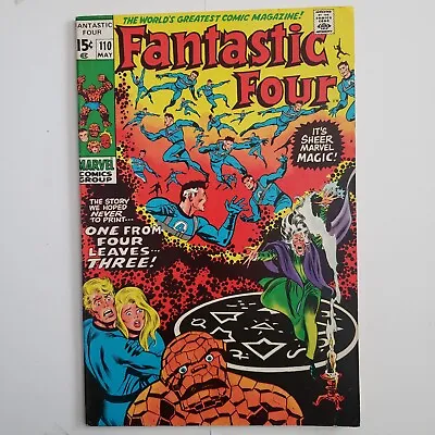 Buy Fantastic Four #110 Vol. 1 (1961) 1971 Marvel Comics Agatha Harkness Appearance • 52.28£