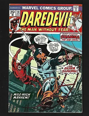 Buy Daredevil #111 VF- 1st Silver Samurai Mandrill Nekra Black Widow Shanna Ka-Zar • 35.52£