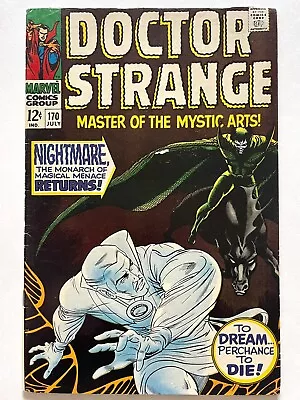 Buy Doctor Strange #170: Mid Grade Marvel Comics 1968. • 55.39£