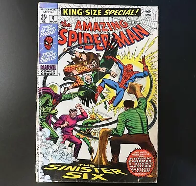 Buy The Amazing Spider-Man King Size Special #6  Silver Age Nov 1969 Cents Issue • 59.25£