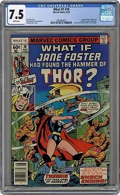 Buy What If #10 CGC 7.5 1978 3967869022 Jane Foster As Thor • 139.92£