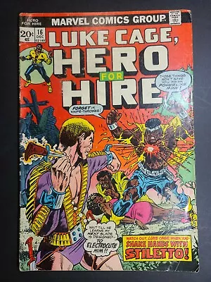 Buy 1973 Luke Cage, Hero For Hire #16 Marvel Comics • 6.42£