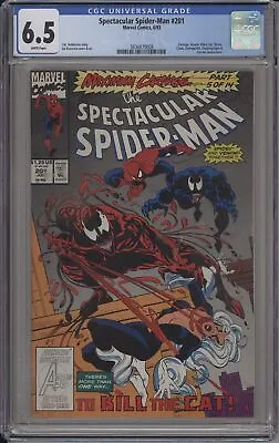 Buy Spectacular Spider-man #201 - Cgc 6.5 - Carnage - Venom - Black Cat • 67.98£