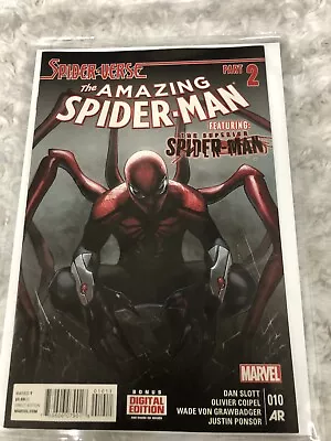 Buy Amazing Spider-Man #10 (2015 Marvel) First Appearance Spider-Punk 1st Print • 47.43£