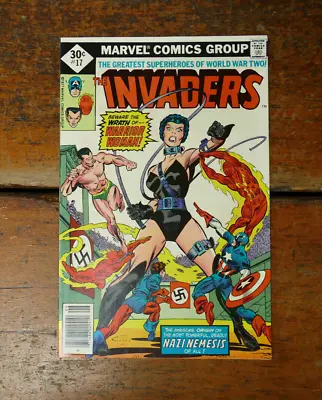 Buy Invaders #17 (1977 Marvel Comics) Bronze Age 1st Cover App. Warrior Woman - VF • 19.67£