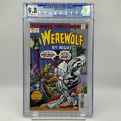 Buy Werewolf By Night: Facsimile Edition #32 Marvel Comics 9/21 Cgc 9.8  • 200.88£