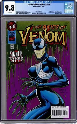 Buy Venom Sinner Takes All #3 CGC 9.8 1995 1992005010 1st App 'She-Venom' • 168.09£
