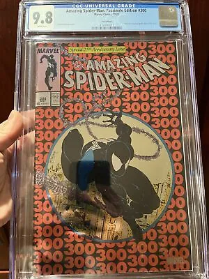Buy Amazing Spider-Man #300 🔥 CGC 9.8 Foil Facsimile 🔥 Reprints ASM #300 From 5/88 • 55.15£