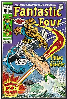 Buy Fantastic Four # 103 1970 7.5/VF 2nd Agatha Harkness HTF CGC IT! • 25.79£
