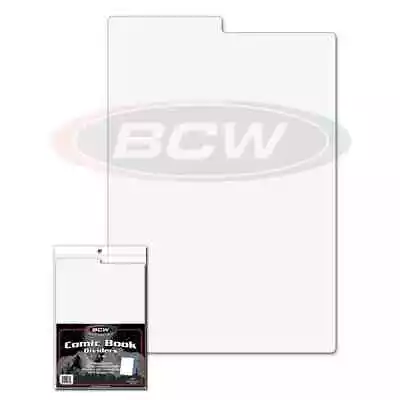 Buy (10 Piece) BCW Comic Book Dividers With Tab Acid Free Archival Quality Divider • 15.13£