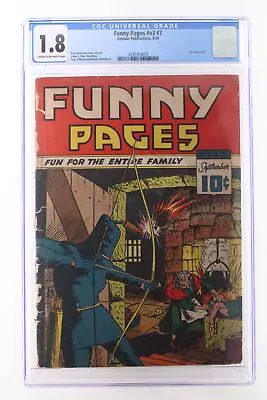 Buy Funny Pages #v3 #7 - Centaur Publications 1939 CGC 1.8 1st Arrow Cover. • 1,198.48£
