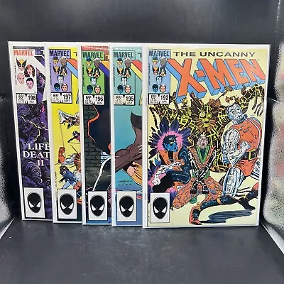 Buy Uncanny X-Men Lot Of 5: Issue #’s 192 195 196 197 & 198 Marvel Comics (B57)(12) • 16.04£