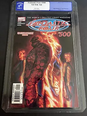 Buy Fantastic Four 500, Key Anniversary Issue. CGG 9.0 VF/NM. Rivera Painted Cover • 11.99£