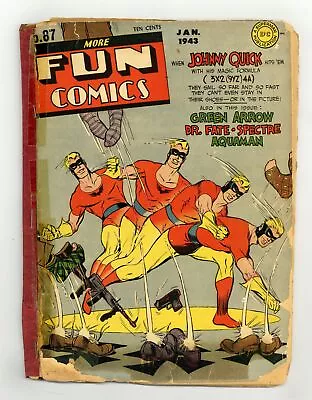 Buy More Fun Comics #87 PR 0.5 1943 • 211.87£