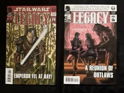 Buy Star Wars Legacy #13 & #14 - 2 KEYS - Dark Horse Comics 2007 - NEAR MINT • 10.38£