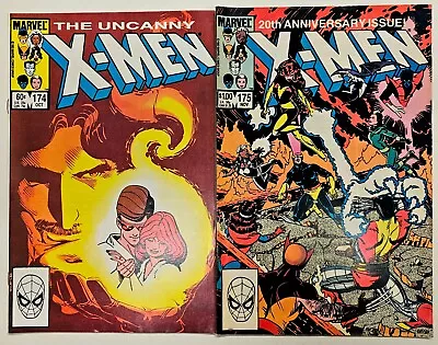 Buy Bronze Age Marvel Comic Uncanny X-Men 2 Key Issue Lot 174 175 Higher Grade VG/FN • 0.99£