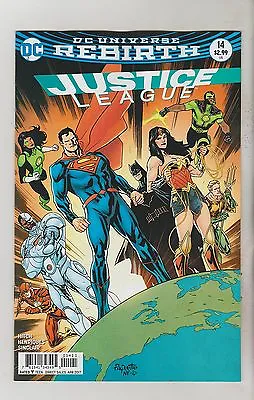 Buy Dc Comics Justice League #14 April 2017 Rebirth Variant 1st Print Nm • 3.65£