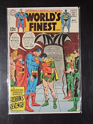 Buy World's Finest #184 1969 Superman & Robin Team-up! Robin's Revenge! Dc Low Grade • 3.43£