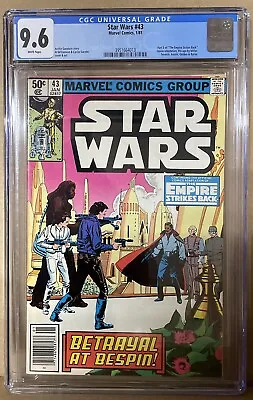 Buy Star Wars #43 CGC 9.6 - First Appearance Of Lando Calrissian • 270£