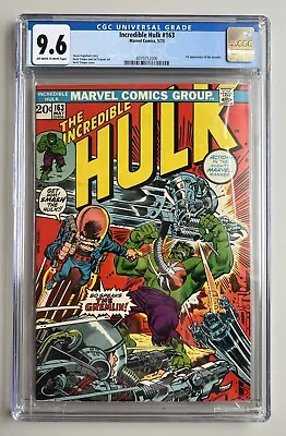 Buy Incredible Hulk #163, CGC 9.6, Key 1st Appearance Of The Gremlin • 458£