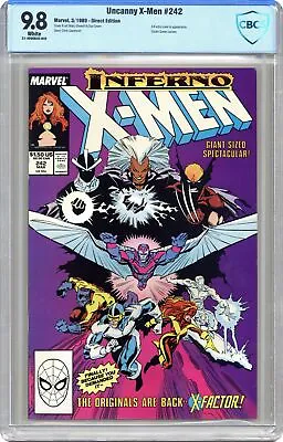 Buy Uncanny X-Men #242 CBCS 9.8 1989 21-40D5B35-042 • 67.28£
