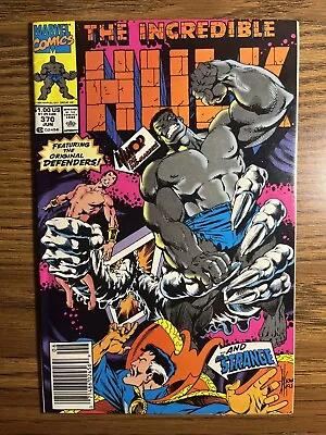 Buy The Incredible Hulk 370 Newsstand Dale Keown Cover Marvel Comics 1990 • 2.84£