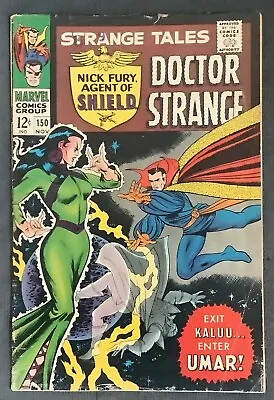Buy Strange Tales #150 (1966, Marvel)1st App. Umar. 1st John Buscema Marvel Work FN- • 55.42£
