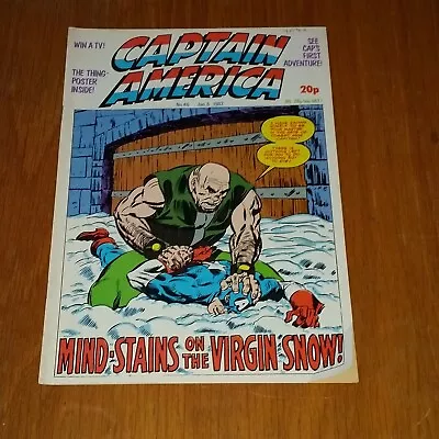 Buy Captain America #46 6th January 1982 Marvel British Weekly Comics • 6.99£
