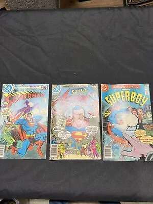 Buy Superman And Superboy Comic Book Lot From 1978-1979 • 12.06£