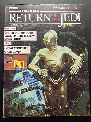 Buy Return Of The Jedi No 72 November 3rd 1984, Star Wars Weekly UK Marvel Comic  • 6.99£